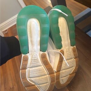 White/Green Nike Airmax 270s - womens 9.5